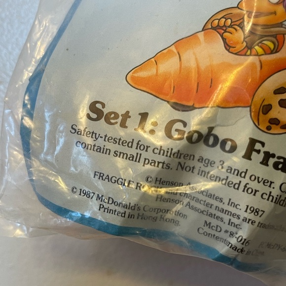 Vintage 1987 McDonald’s Happy Meal Fraggle Rock - Picture 4 of 6